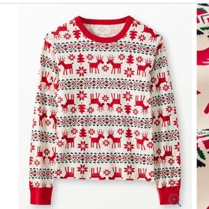 Hanna Andersson Dear Deer pajama set large